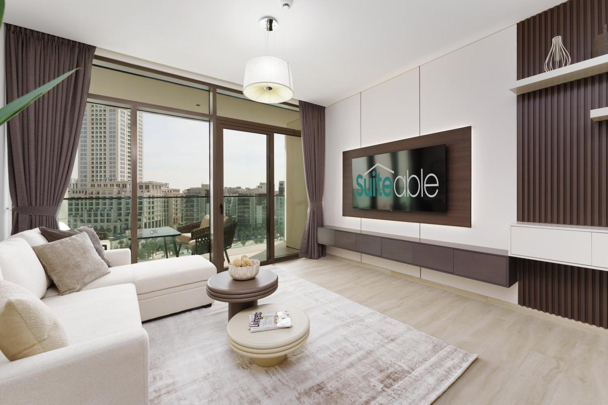 Luxe 1-Bedroom Elegance In Palace Residences Dubai Exterior photo